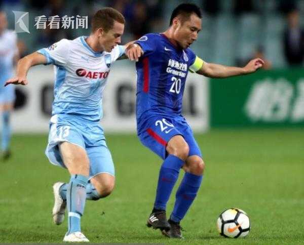 上海申花客场1-0力克浦项FC，取得亚冠连胜